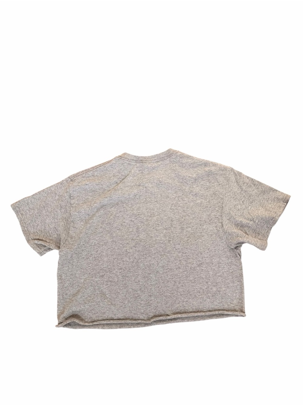 American Flag USA Crop Top Gray Adult Medium - Picture 9 of 9